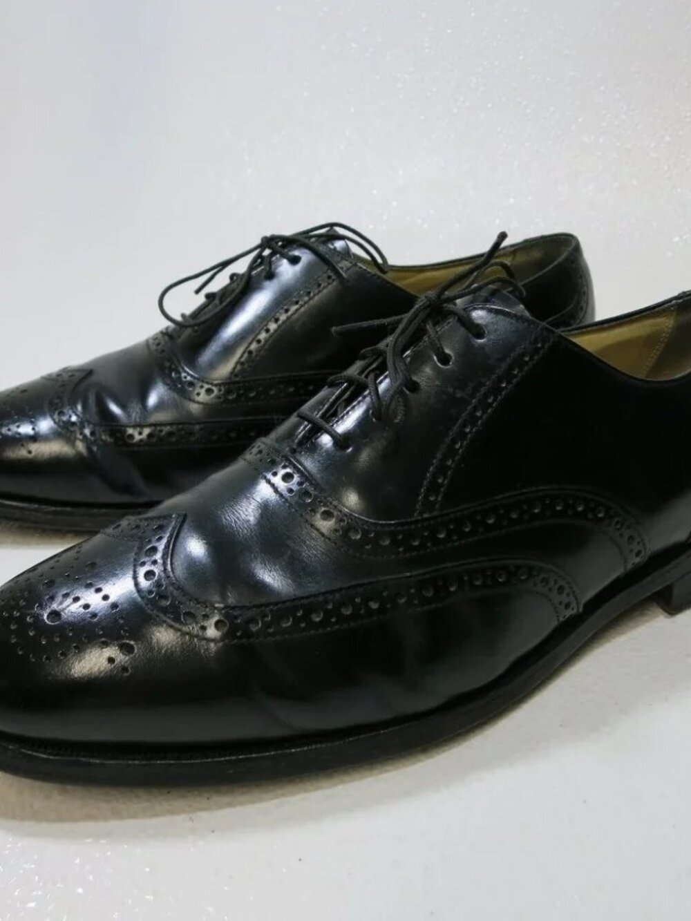 Bostonian Impression Wingtip Leather Shoes Men's Footwear Zapatos 11 D/B